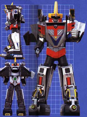 Shadow Force Megazord Mode Red