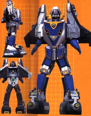 Shadow Force Megazord Mode Blue