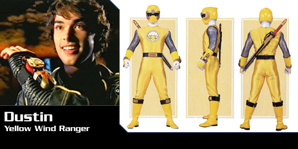 Waldo "Dustin" Brooks, Yellow Power Ranger