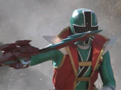 Mike, Green Samurai Ranger Shark Attack Mode