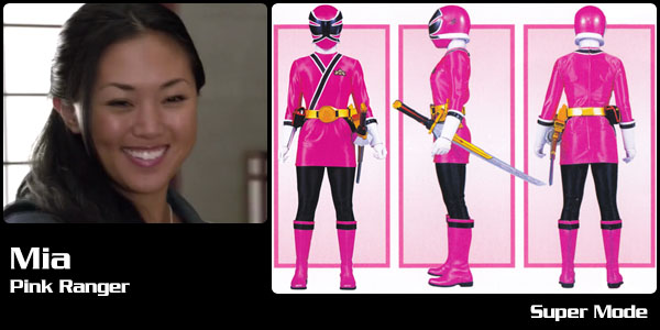 Mia, Pink Samurai Ranger