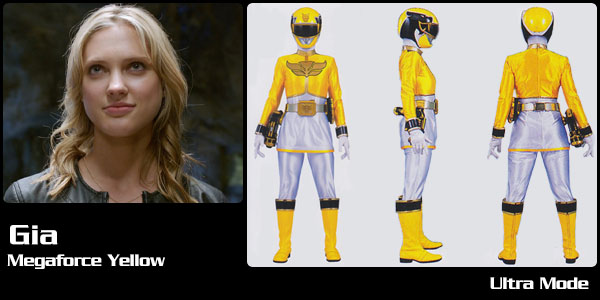 Gia Moran, Megaforce Yellow Ranger