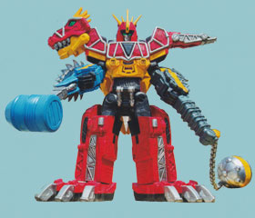 Dino Charge Megazord Ankylo-Pachy Formation