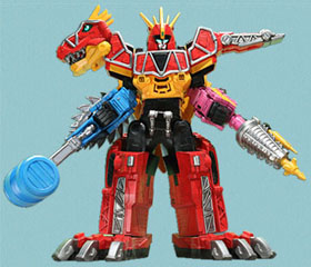 Dino Charge Megazord Tri-Ankylo Formation