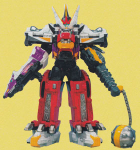 Plesio Charge Megazord Pachy-Rex Formation