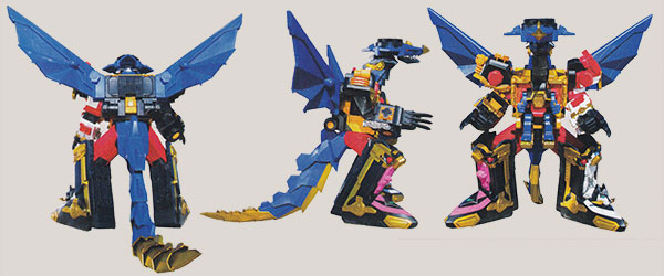 Ninja Steel Megazord Dragon Formation