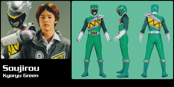 Soujirou, Kyoryu Green
